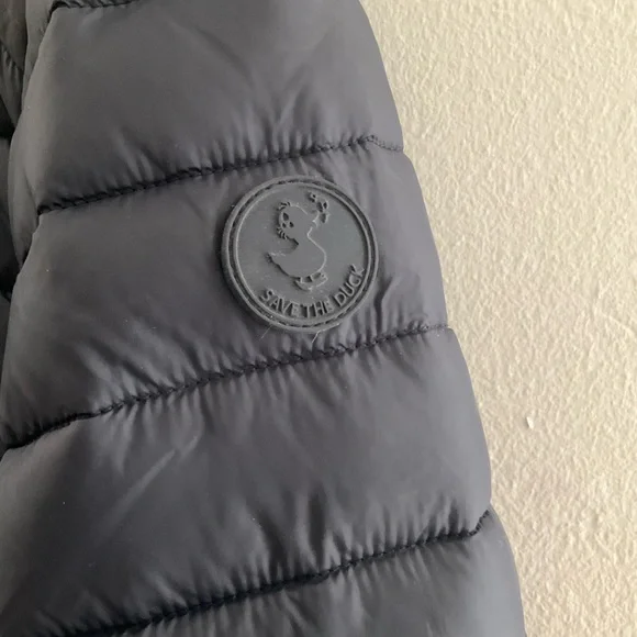 SAVE THE DUCK Men's XL Dark Blue Puffer Jacket - Picture 6 of 13